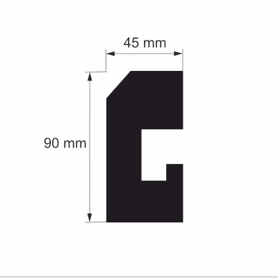 Stuckleisten Pareto-Decor LED OL-37 - 13 Meter + Ecken